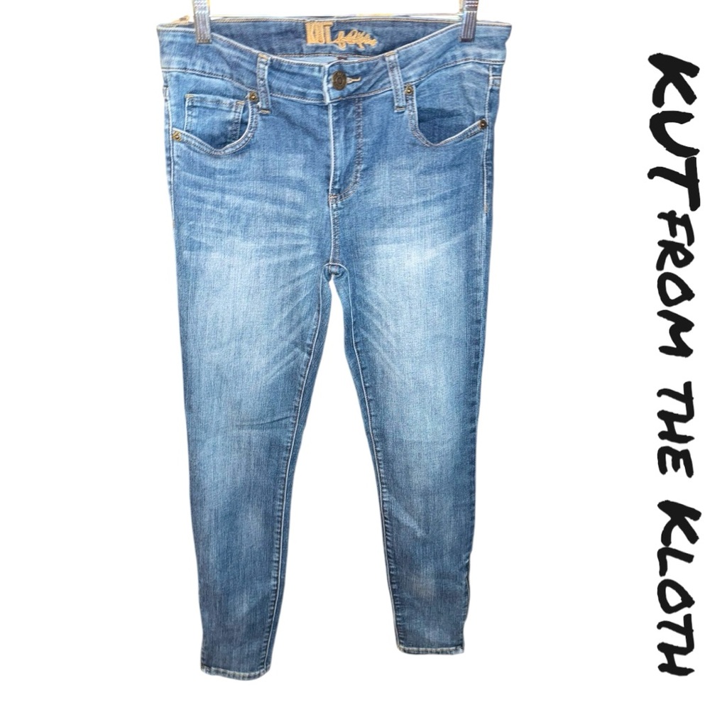 KUT from the Kloth ankle zip jeans